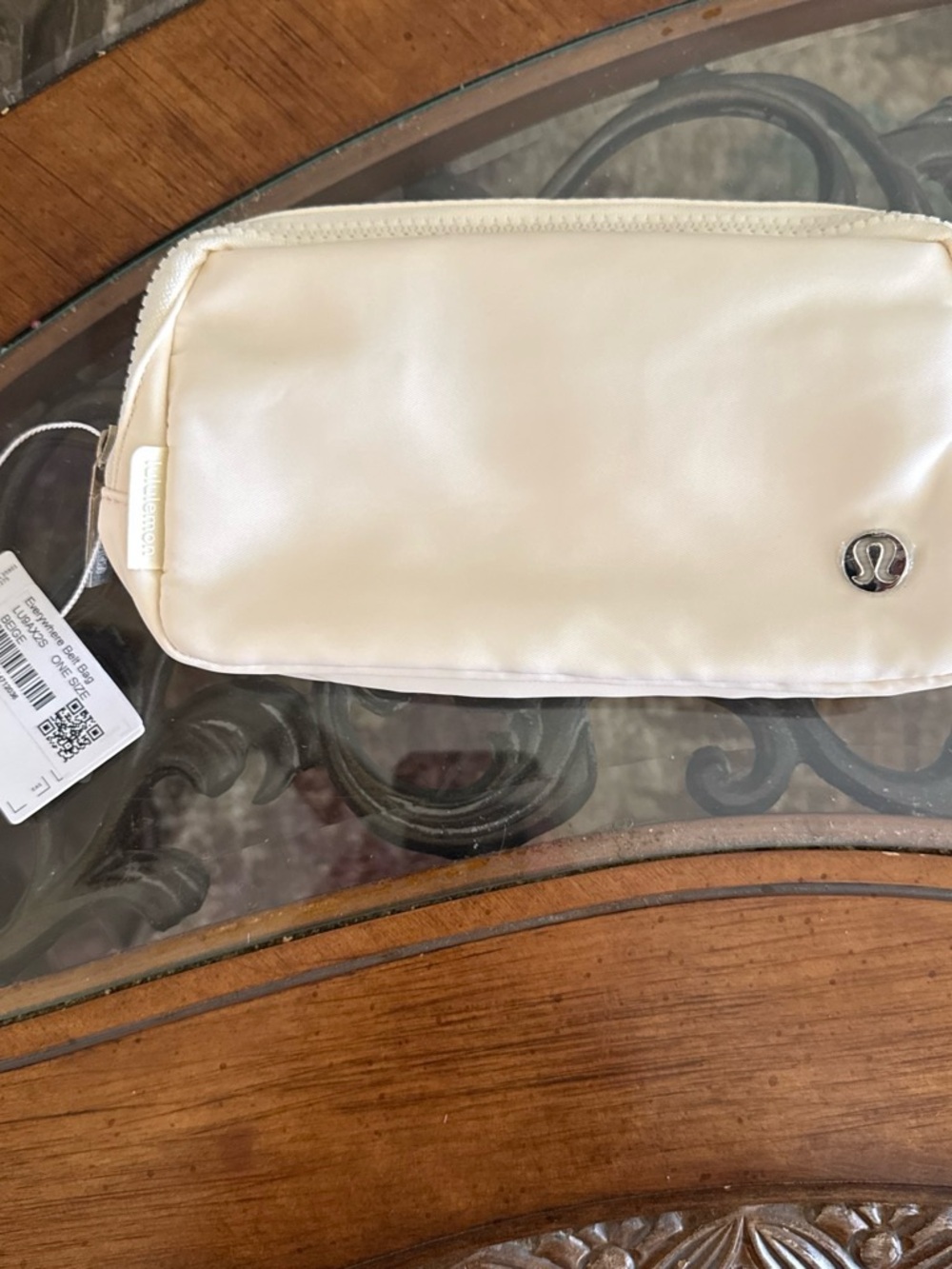 lululemon athletica Cream Cosmetic Pouch